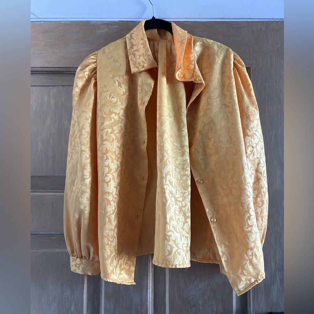 Vintage yellow blouse